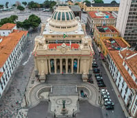 Palácio Tiradentes visto de cima (Foto: Thiago Lontra/Divulgação Alerj)