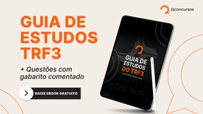 Baixe o ebook Guia de Estudos TRF3 + questões comentadas