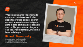 Aprovado no concurso TJ SP, Ricardo Baronovsky conta trajetória