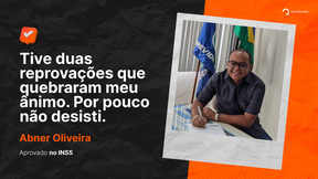 Conheça a história de Abner até a aprovação no concurso INSS