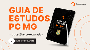 PC MG: ebook gratuito com dicas de disciplinas + questões 