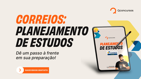 Correios: e-book traz Planejamento de Estudos para carteiro